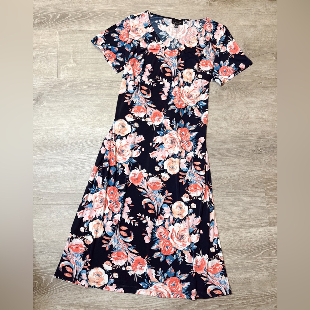 •CONNECTED APPAREL• FLORAL DRESS